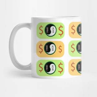 money = poor vs rich ,story of life Mug